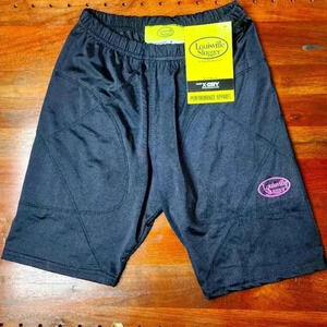 NWT womans Louisville Slugger baseball workout gym compression shorts. Large